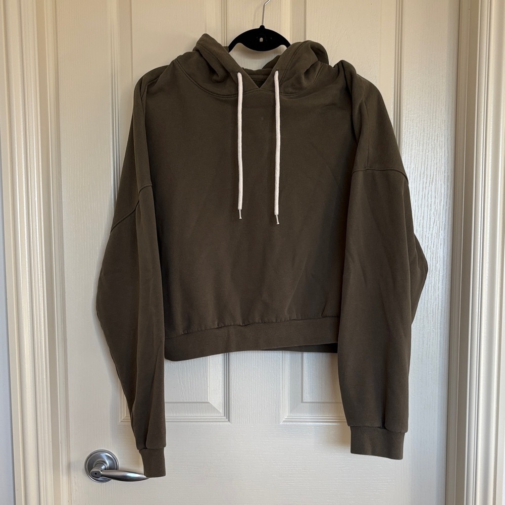 GAP Women's Olive Green Hoodie Sweater